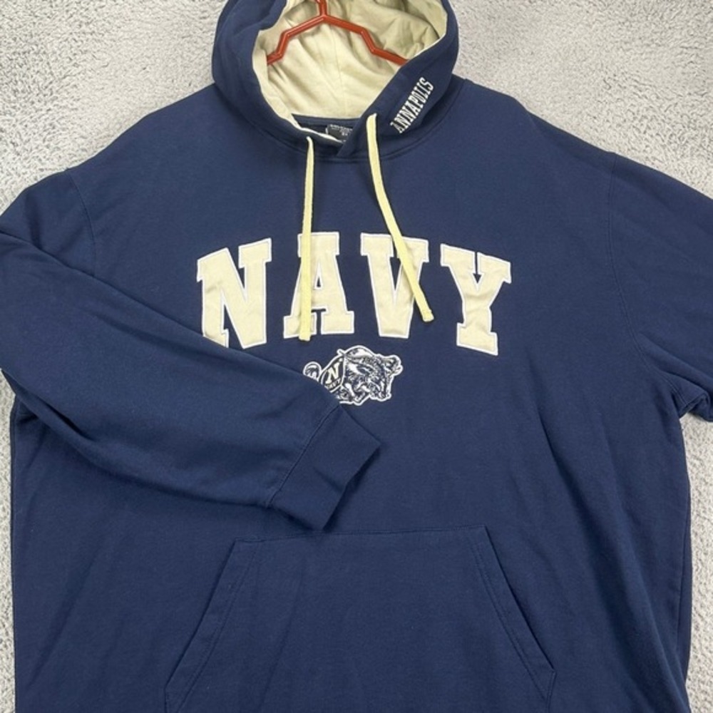 Navy Colosseum Hoodie Mens 3X Annapolis Blue NCAA Football Colosseum EUC